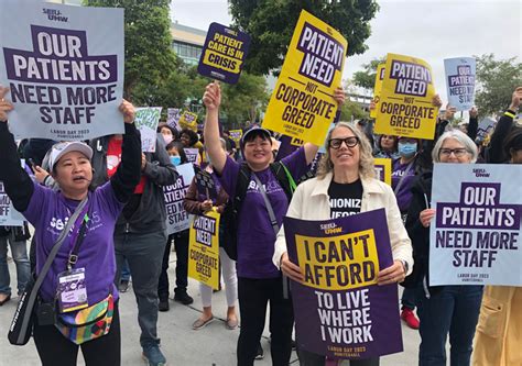 California’s COVID-battered healthcare workers rally for staff increases, higher pay